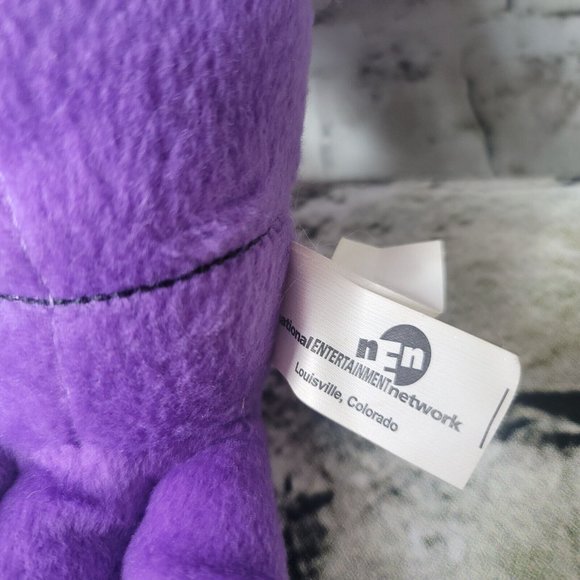 National Entertainment Network NEN Purple Shrimp Plush Appx 13+ inches - Picture 2 of 5